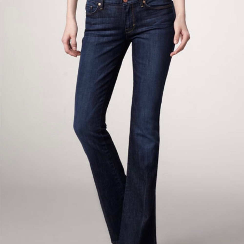 7 for allmankind Kaylie darker denim jeans